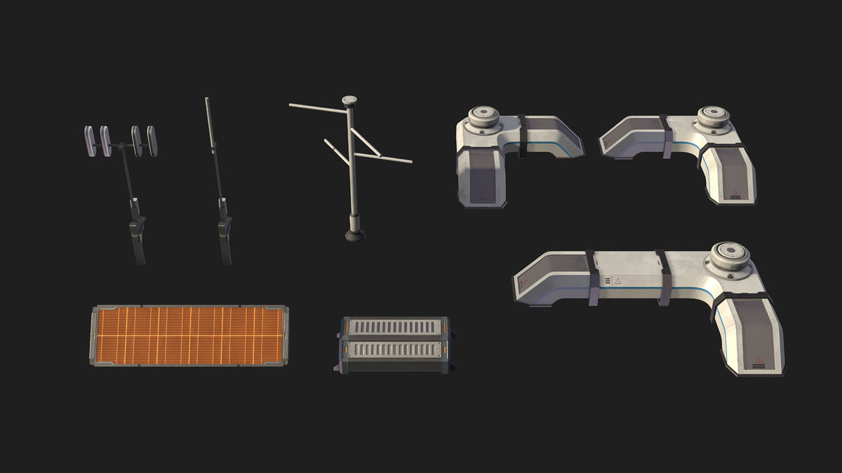 sci fi base module pack