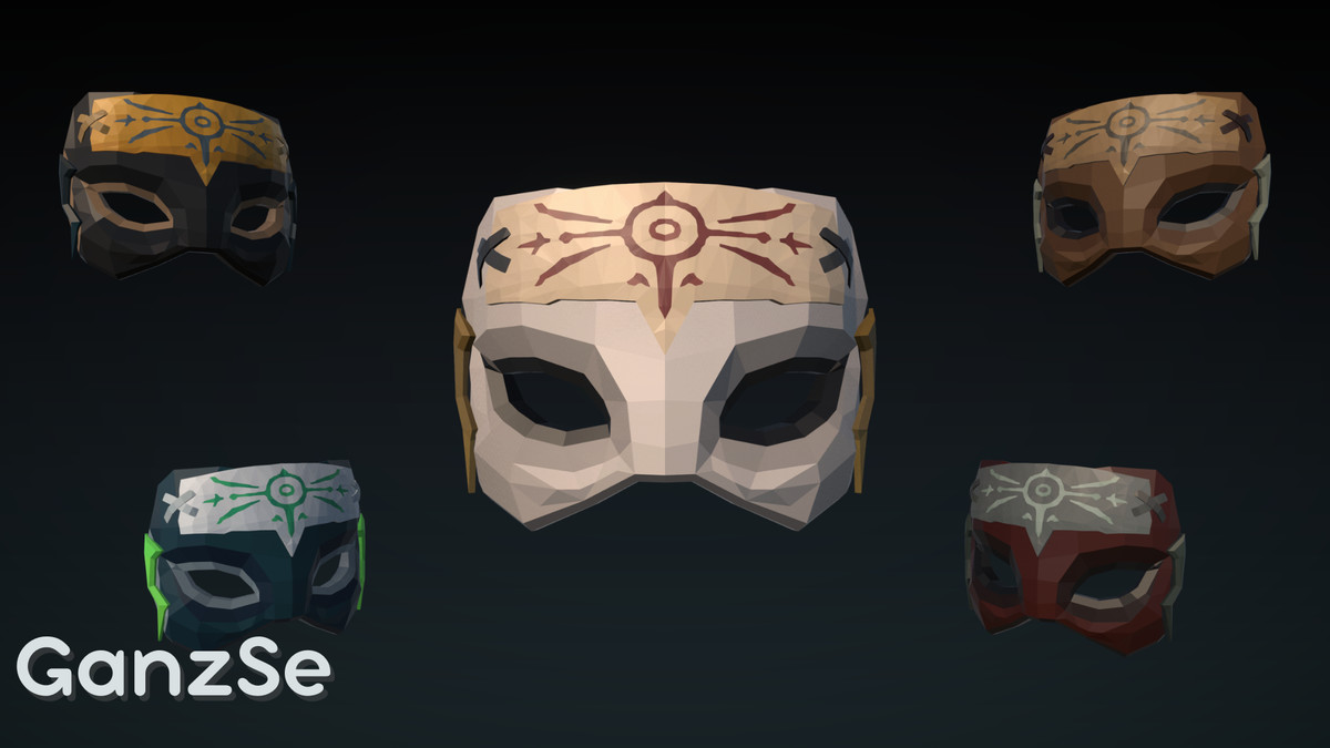 GanzSe Masks - Fantasy Low Poly Pack