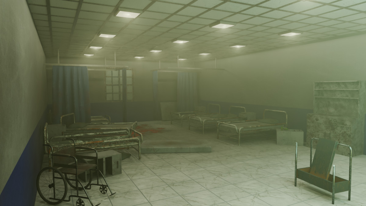 Hospital Clean/Horror Props Pack – Modular Environment | URP/HDRP