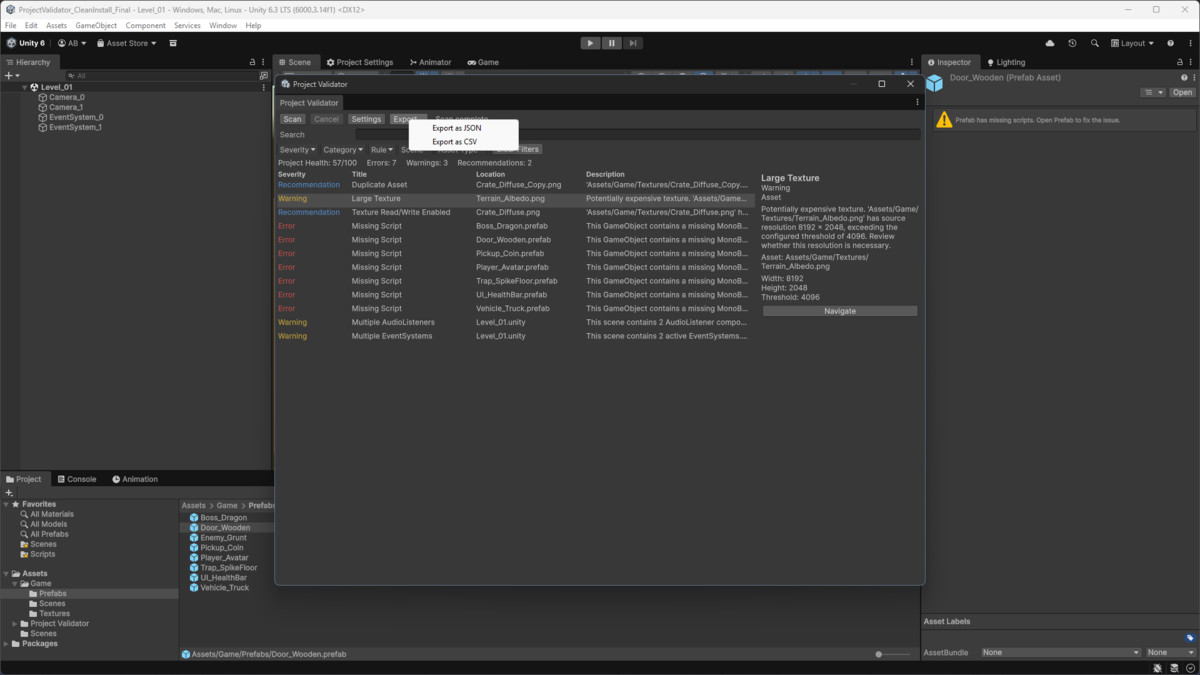Project Validator