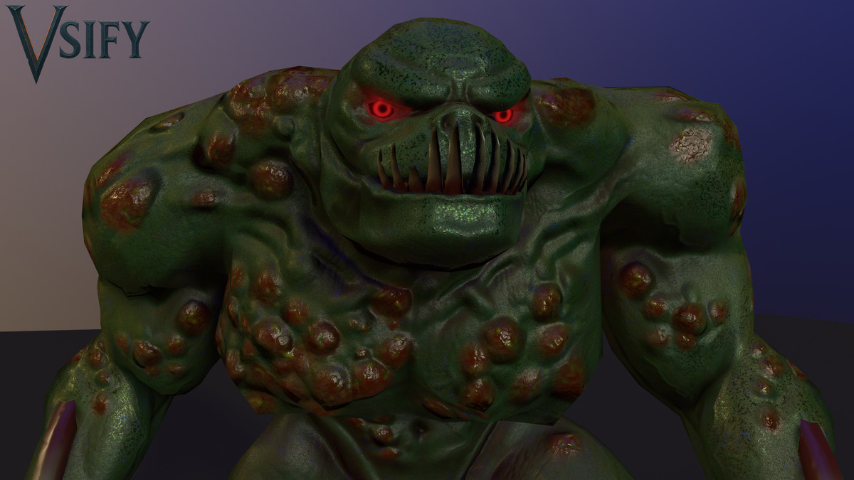 Bog Lord – Stylized Fantasy Creature | Retarget-Ready PBR + Animations