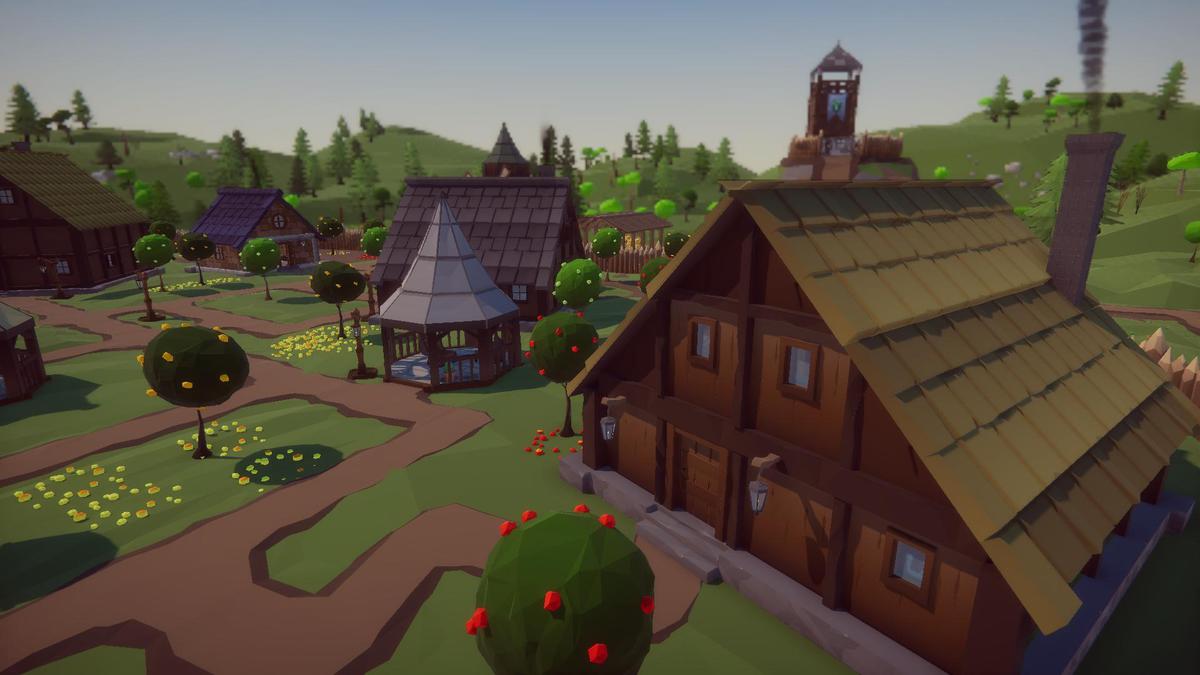Low Poly Modular Medieval Village - Mini World Studio