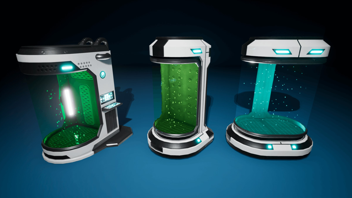 Sci-Fi Cryo Pods (Capsules)