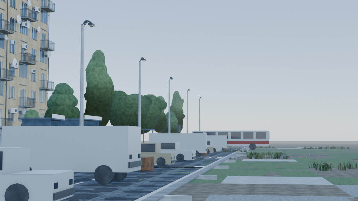 Soviet Panel Block Estate — Modular Urban Kit