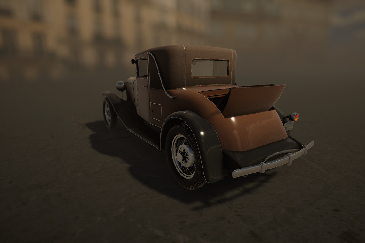 Vintage Two-Seater 1930s – Classic Car Asset