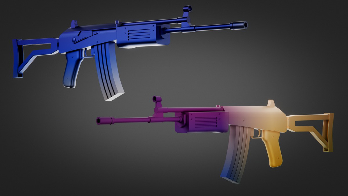 Ultimate Weapon Pack — 23 Guns + 943 Skins (Low Poly, Stylized, FPS/TPS Ready)