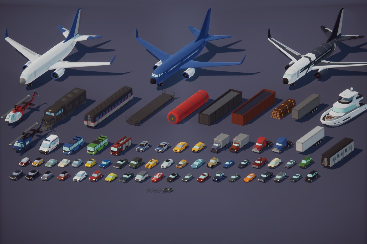 Low Poly Euro City