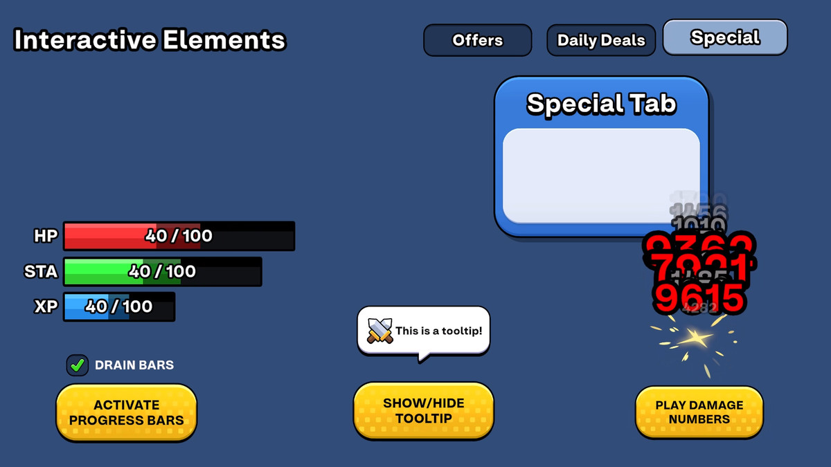 Bold UI Complete System - URP Mobile Ready