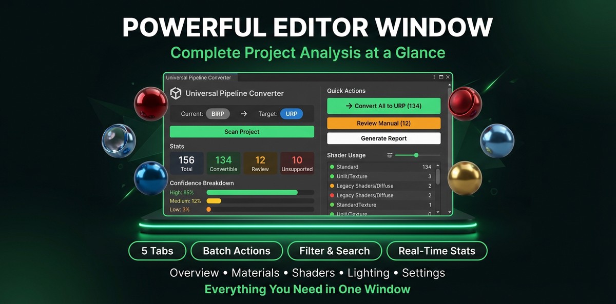 Pipeline Forge - Universal Material Converter