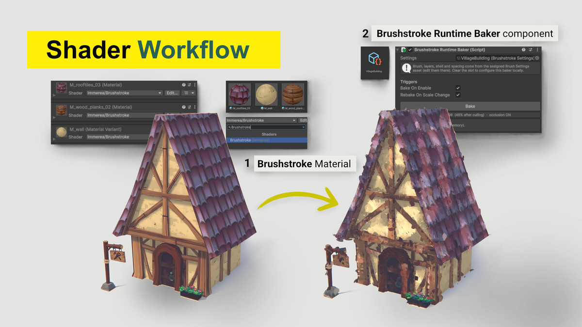 Brushstroke Shader