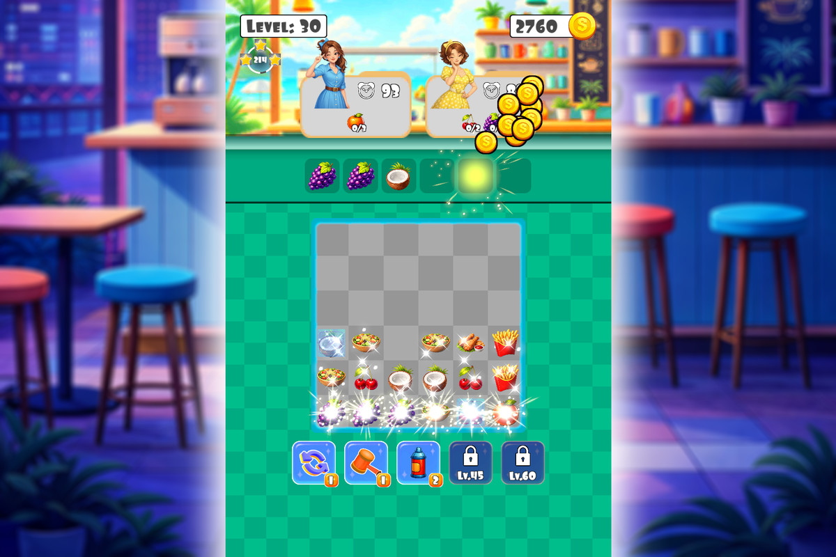 Foodie Stack Puzzle - Complete Mobile Game Template
