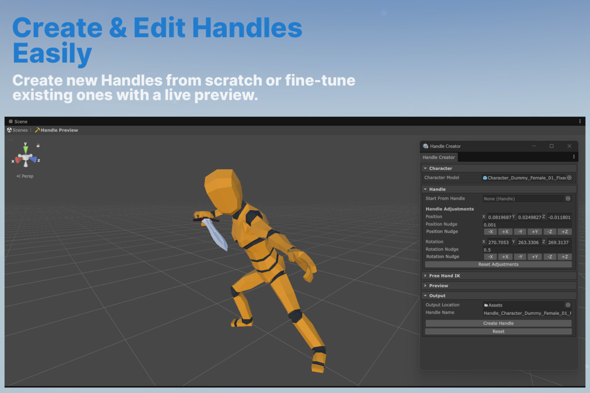 Handle Editor | Game Creator 2