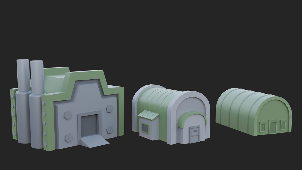 Military - Stylized Low Poly Asset Pack by Ake