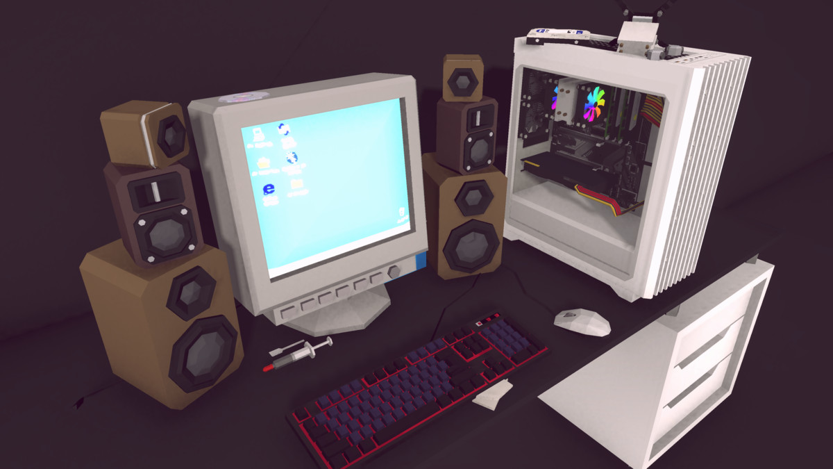 polygonal modular computer pack