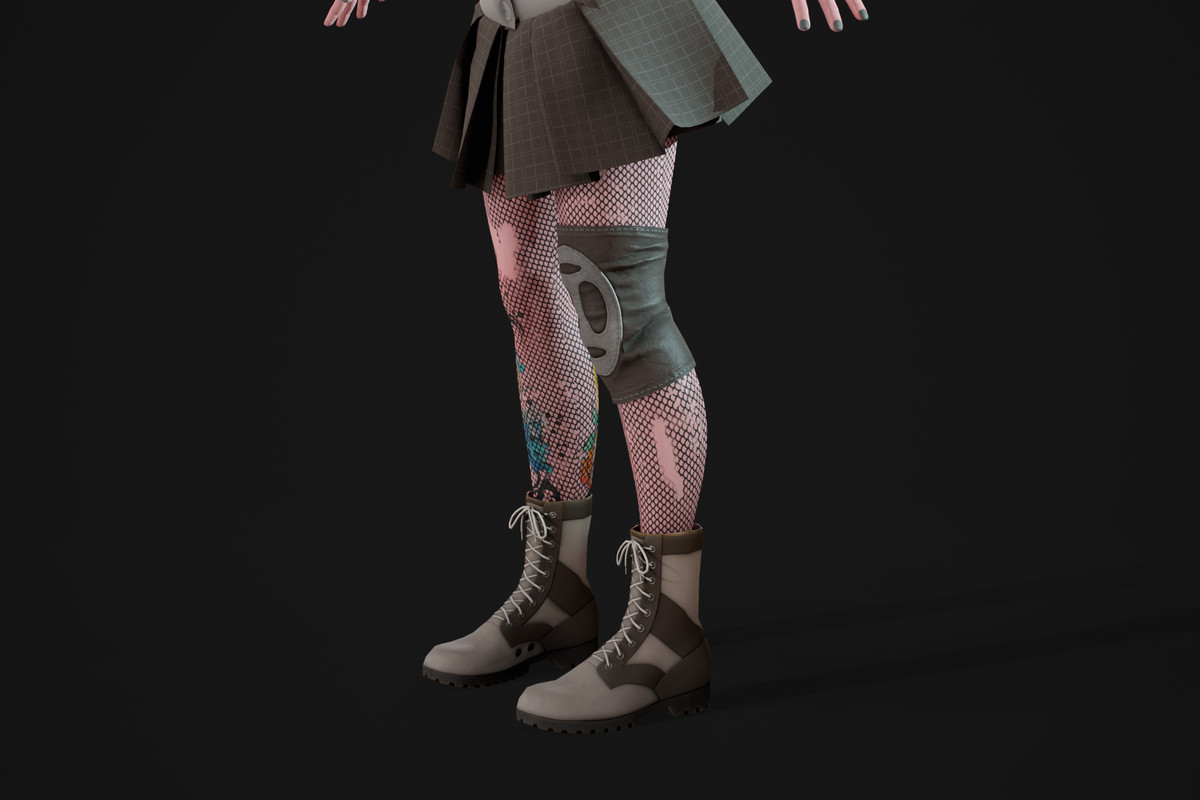 3D Stylized Girl