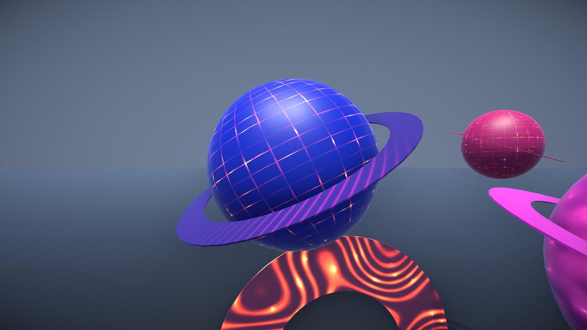 Animated Abstract Shader & Props