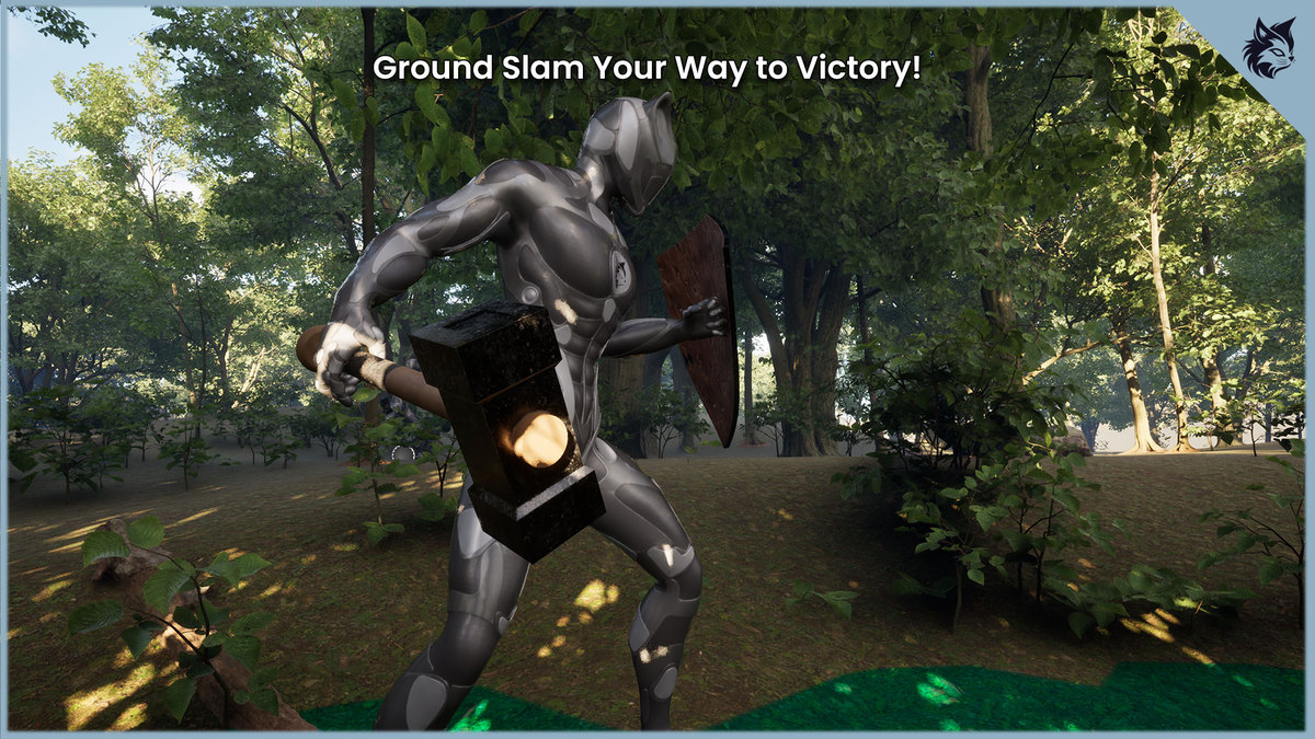 Hammer and Shield Combat Animation Pack