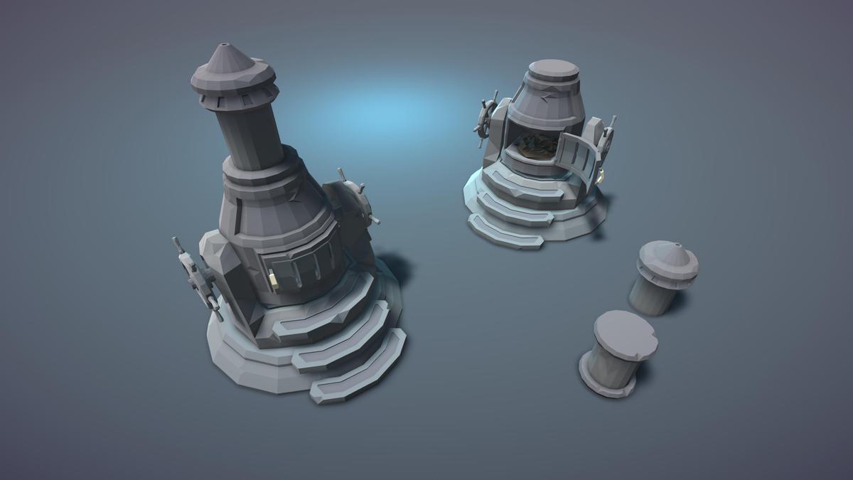 STYLIZED Fantasy Fisherman's Shack - Low Poly 3D Pack