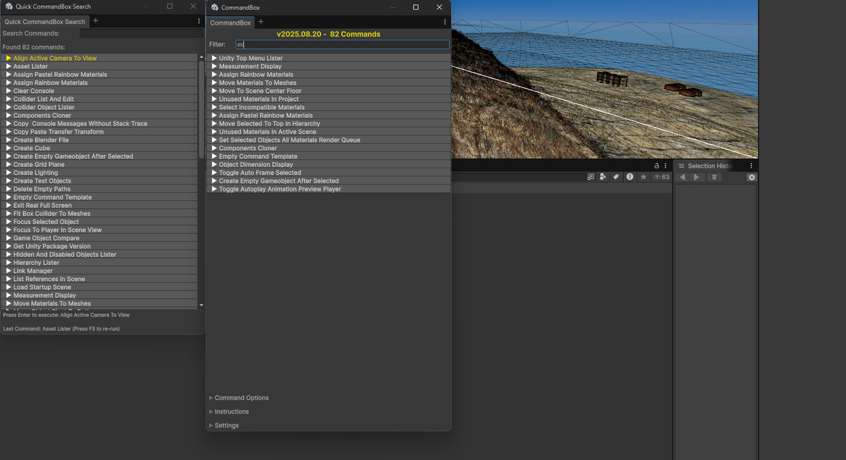 CommandBox for Unity
