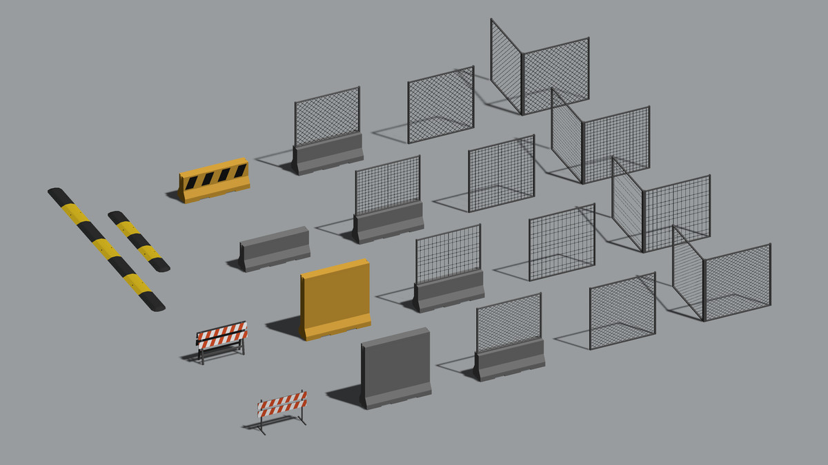 Low Poly Urban Traffic Pack