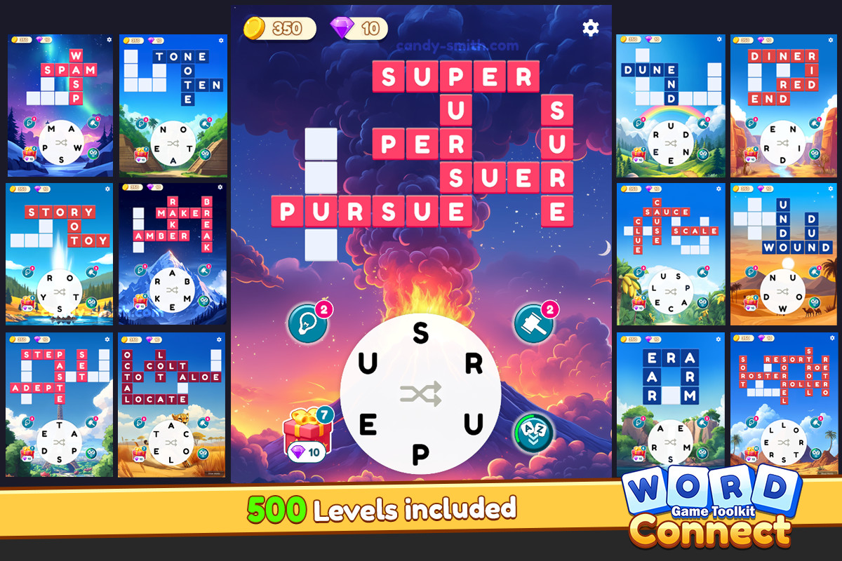Word Connect: Game Toolkit | 500 levels