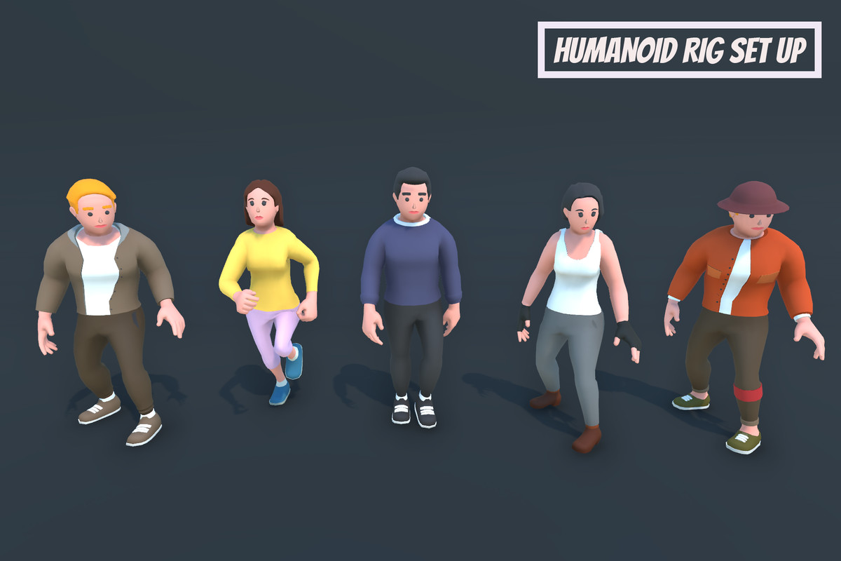 Customizable 3D Characters Ultimate Bundle