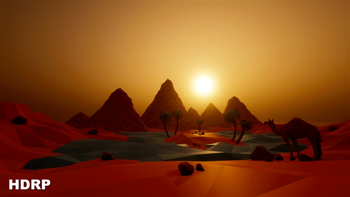 Low Poly Desert Egypts