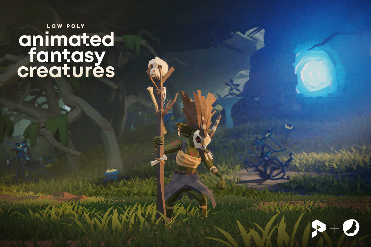 Low Poly Animated Fantasy Creatures