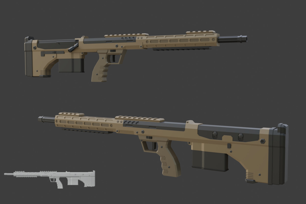 Low Poly Weapon Bundle Pack 3