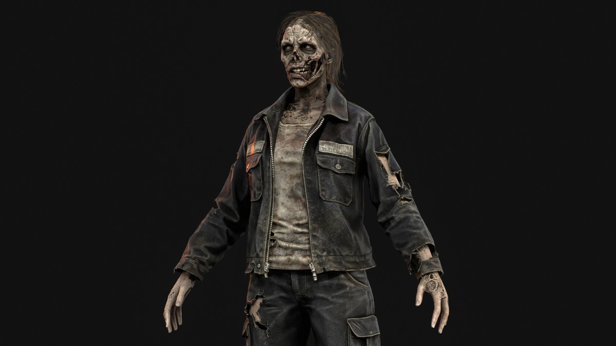 Zombie Worker Girl Two