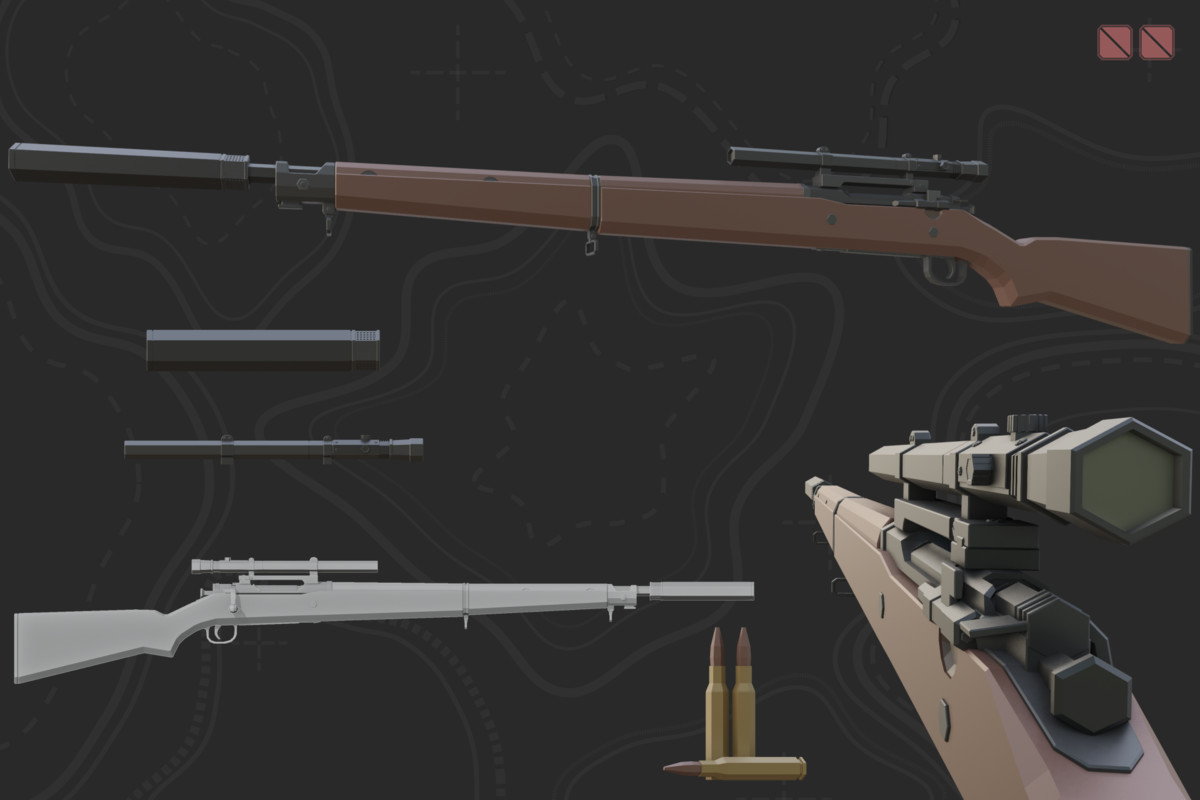 Low Poly Weapon Bundle Pack V