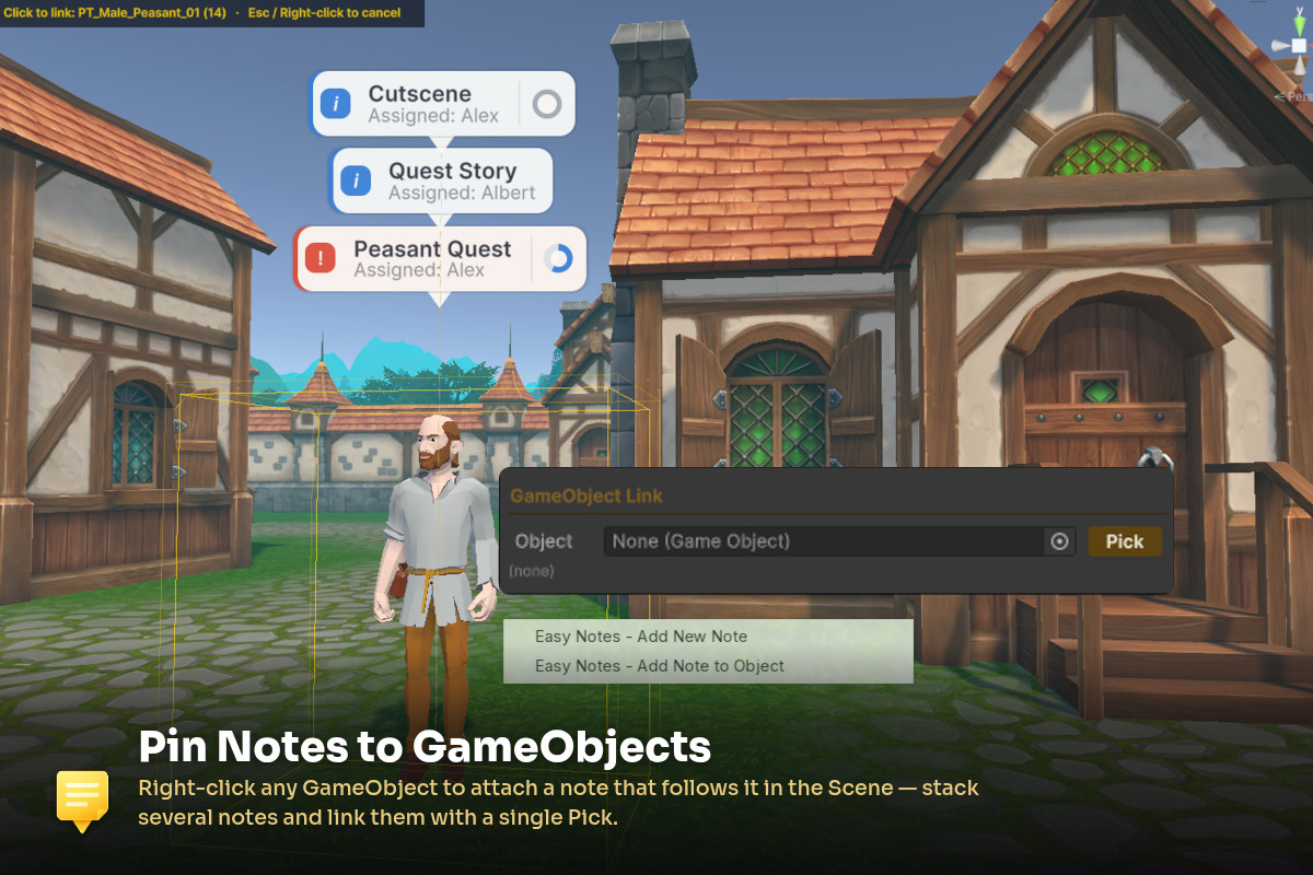 Easy Notes - Scene Notes, Tasks & Team Annotations