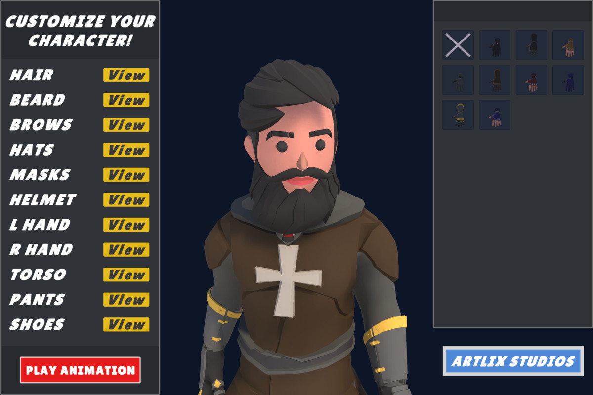 Customizable 3D Fantasy Characters Bundle