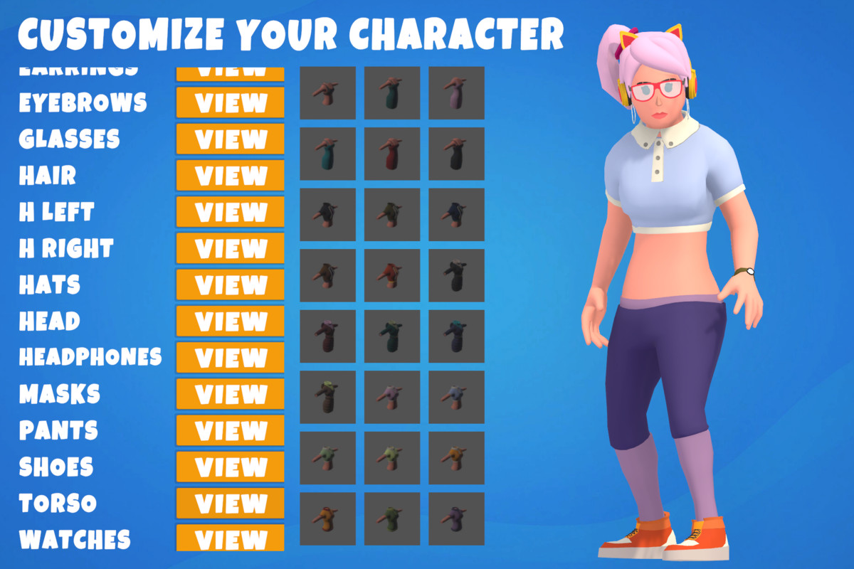 Customizable 3D City Characters Vol 4