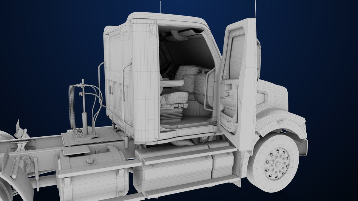 Heavy Truck 7 Chassis Collection URP HDRP Textures