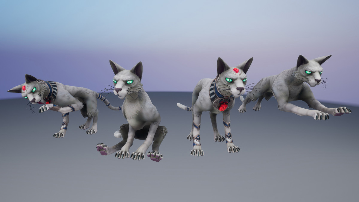 Stylized Egyptian Cat