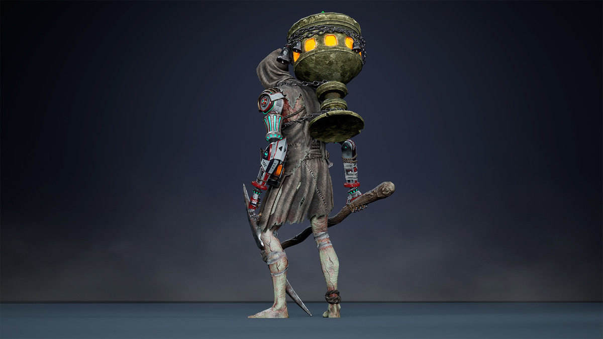 Fantasy Cyborg Miner 1