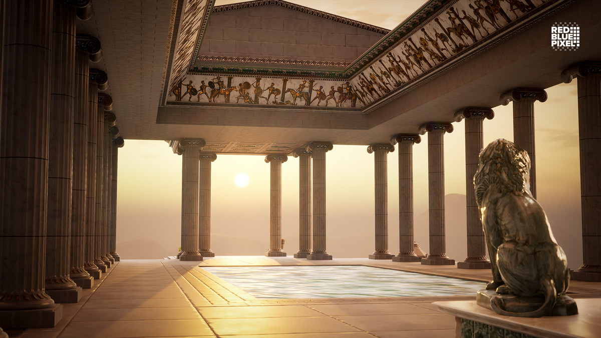 Ancient Greek Parthenon Temple