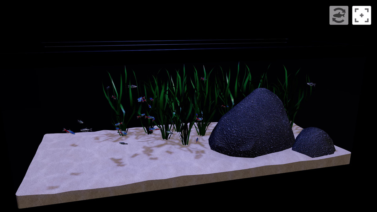 Fish School AI - Tropical Aquarium Set