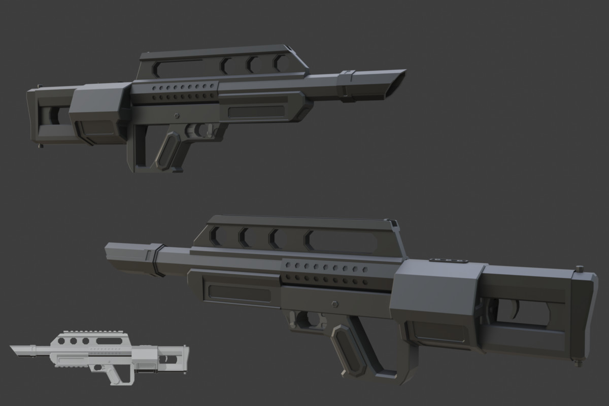 Low Poly Weapon Bundle Pack 3