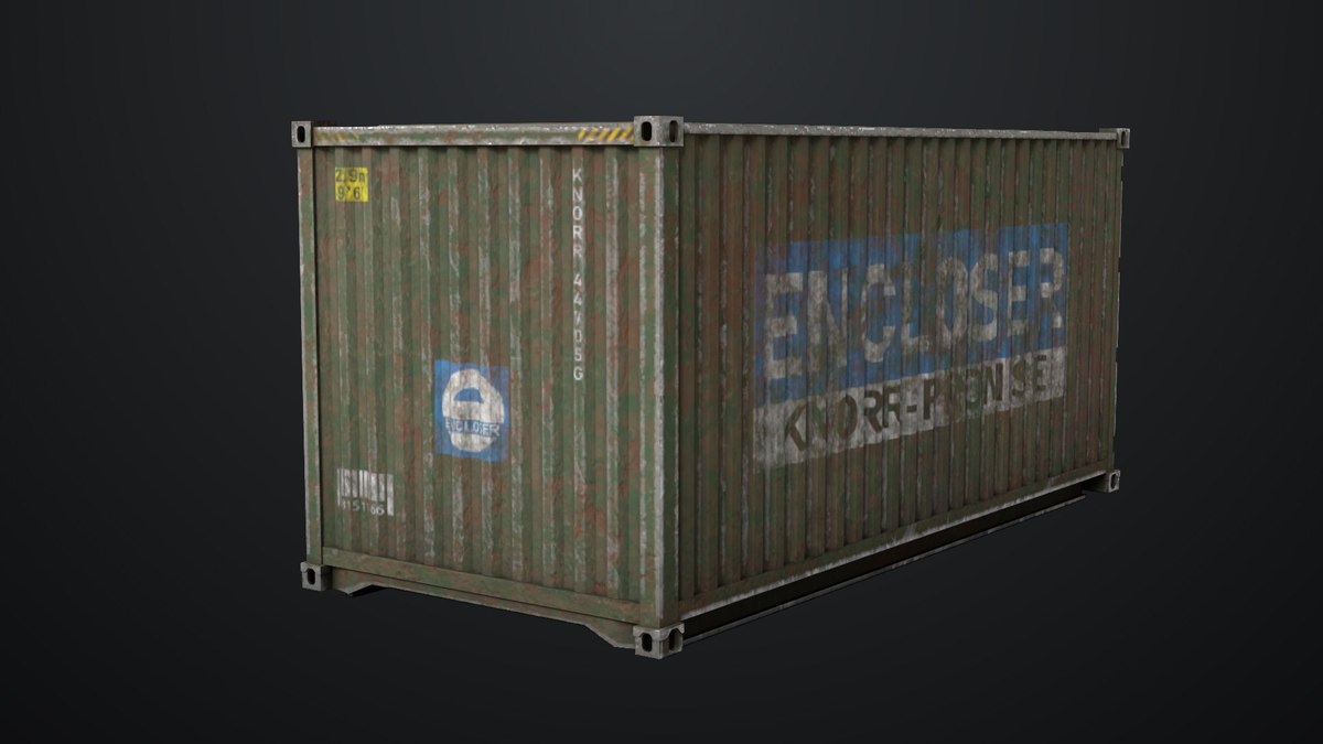 5 Cargo Dusty Container 20ft Single Mat
