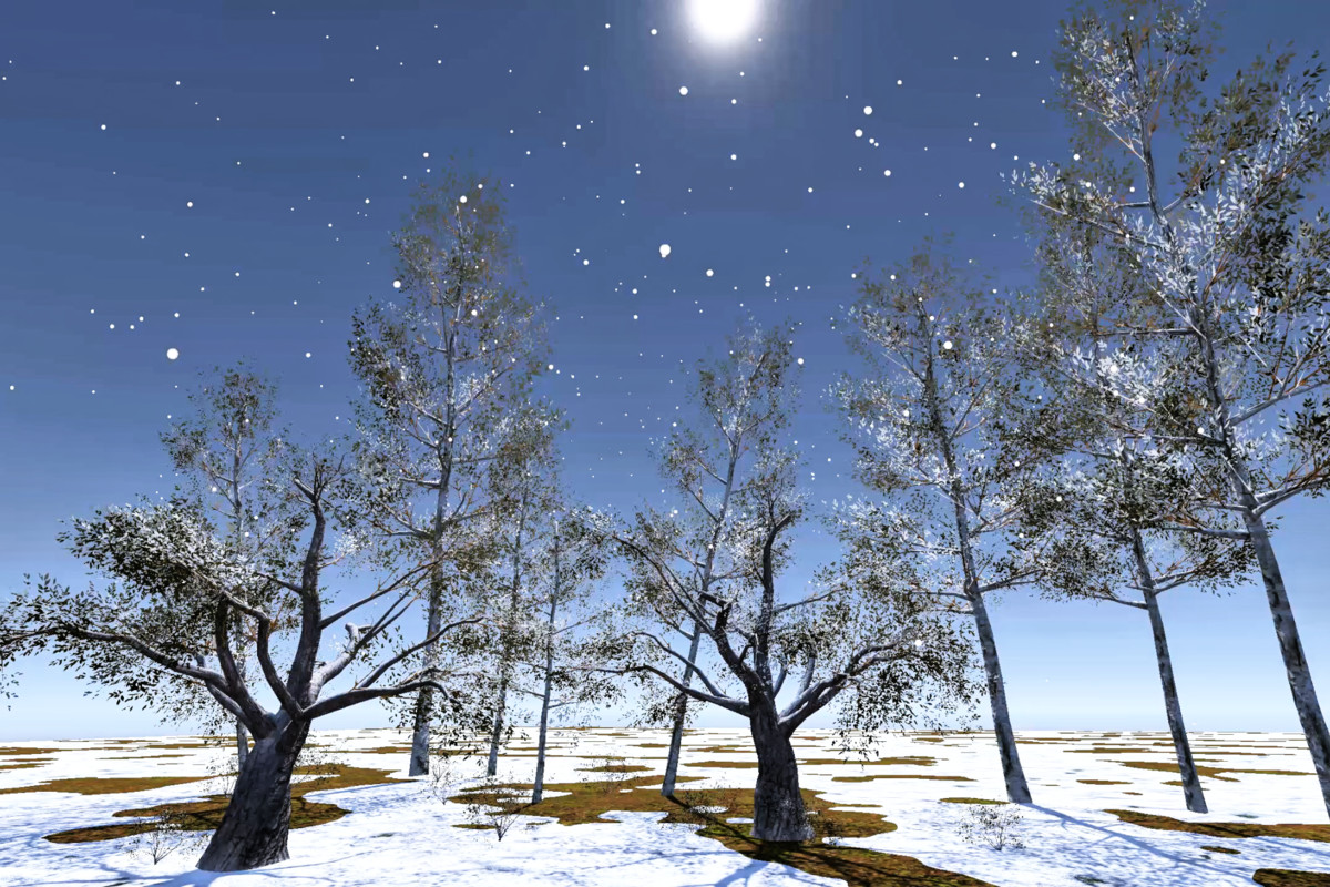 Interactive Foliage System: Seasons, SSS & Wind (URP)