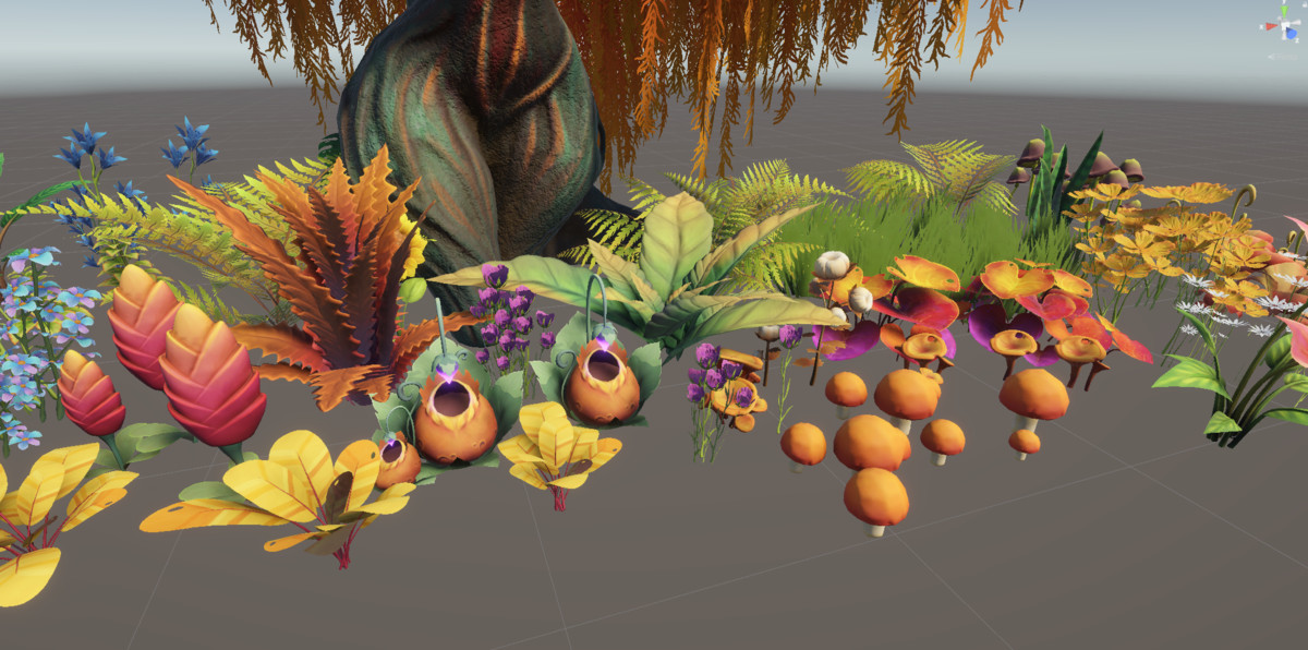 Stylized_Plants_Flowers_Mushrooms