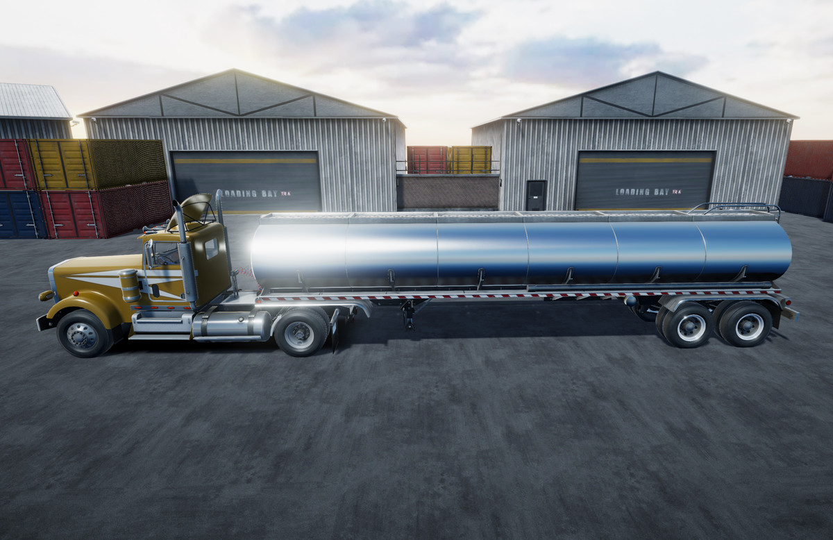 80s Semitruck Tanker