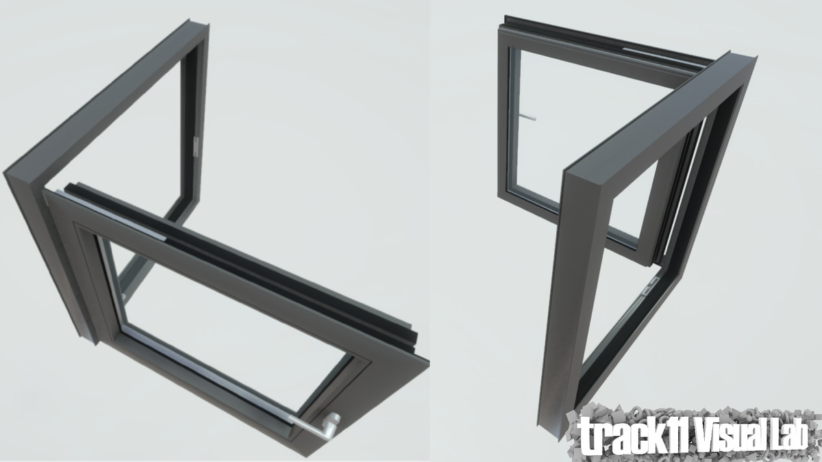 European Window Pack Vol 01 - Interactive Aluminium Windows