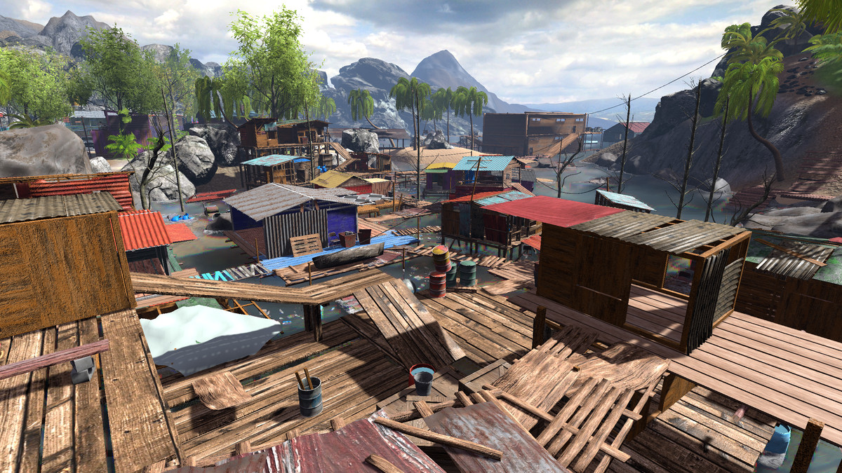 South Pacific Island - Map