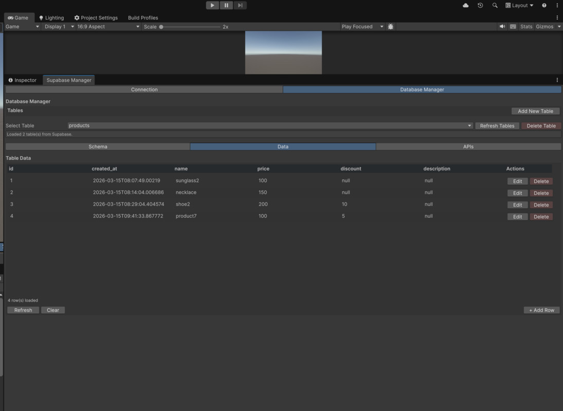 Database Manager For Supabase