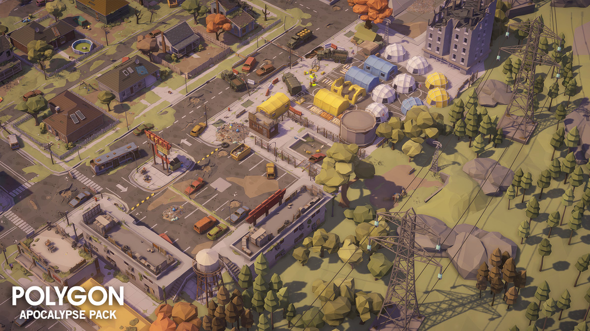 Value Bundle - POLYGON Apocalypse Pack, Alpine Mountain & Woodland Apoc Map