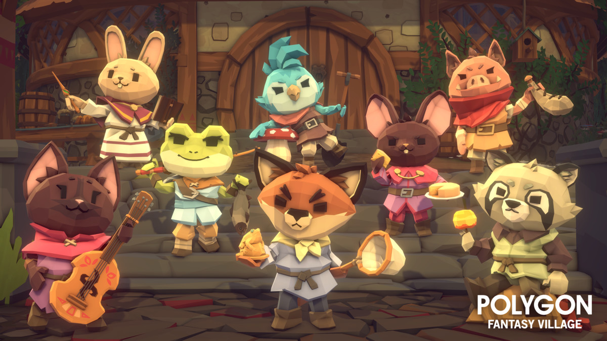 POLYGON - Fantasy Village - Art by Synty, image 25