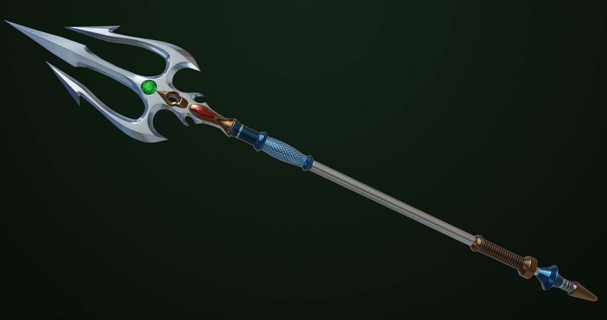 Fantasy Trident 06 URP HDRP Textures